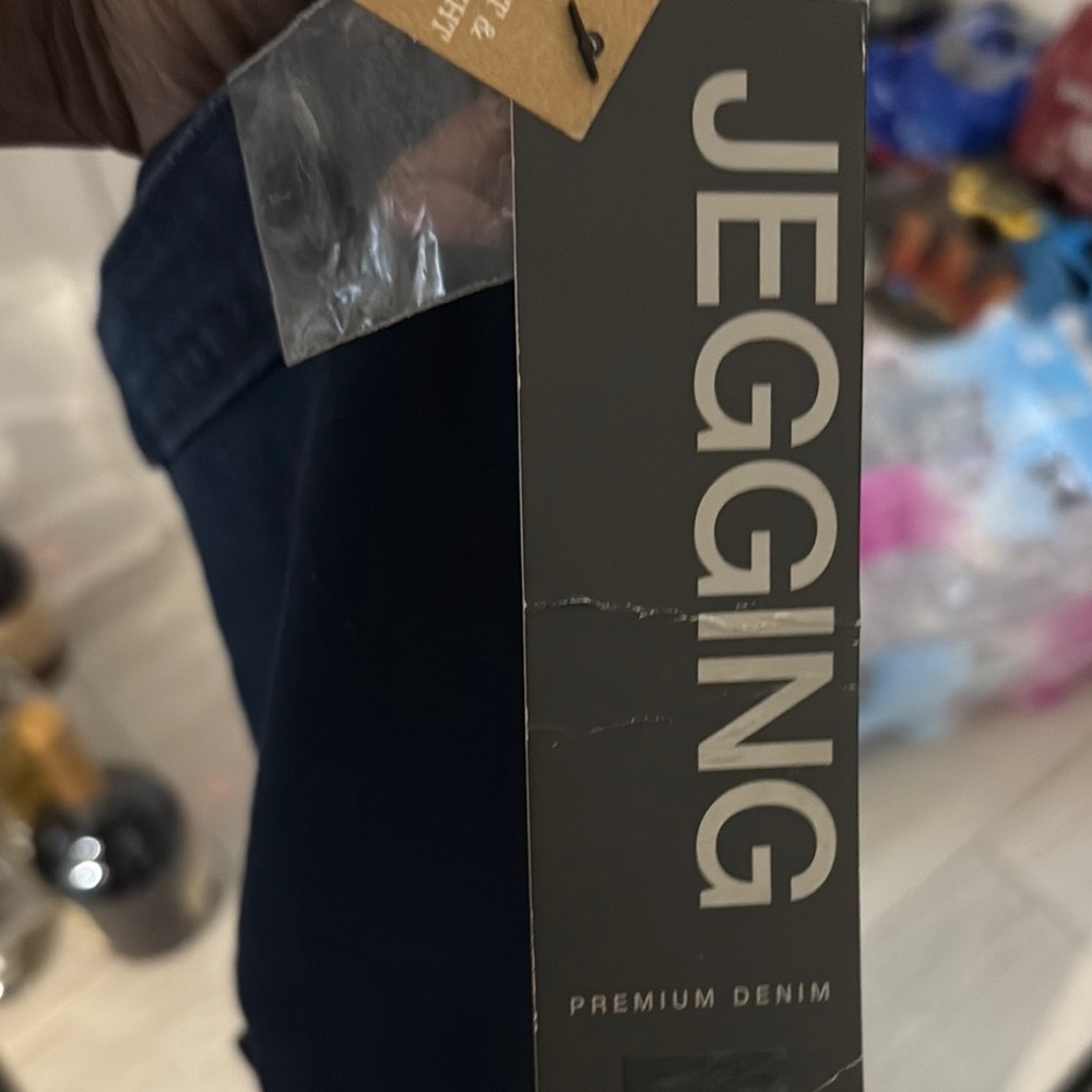 Premium Denim Jegging - Blue